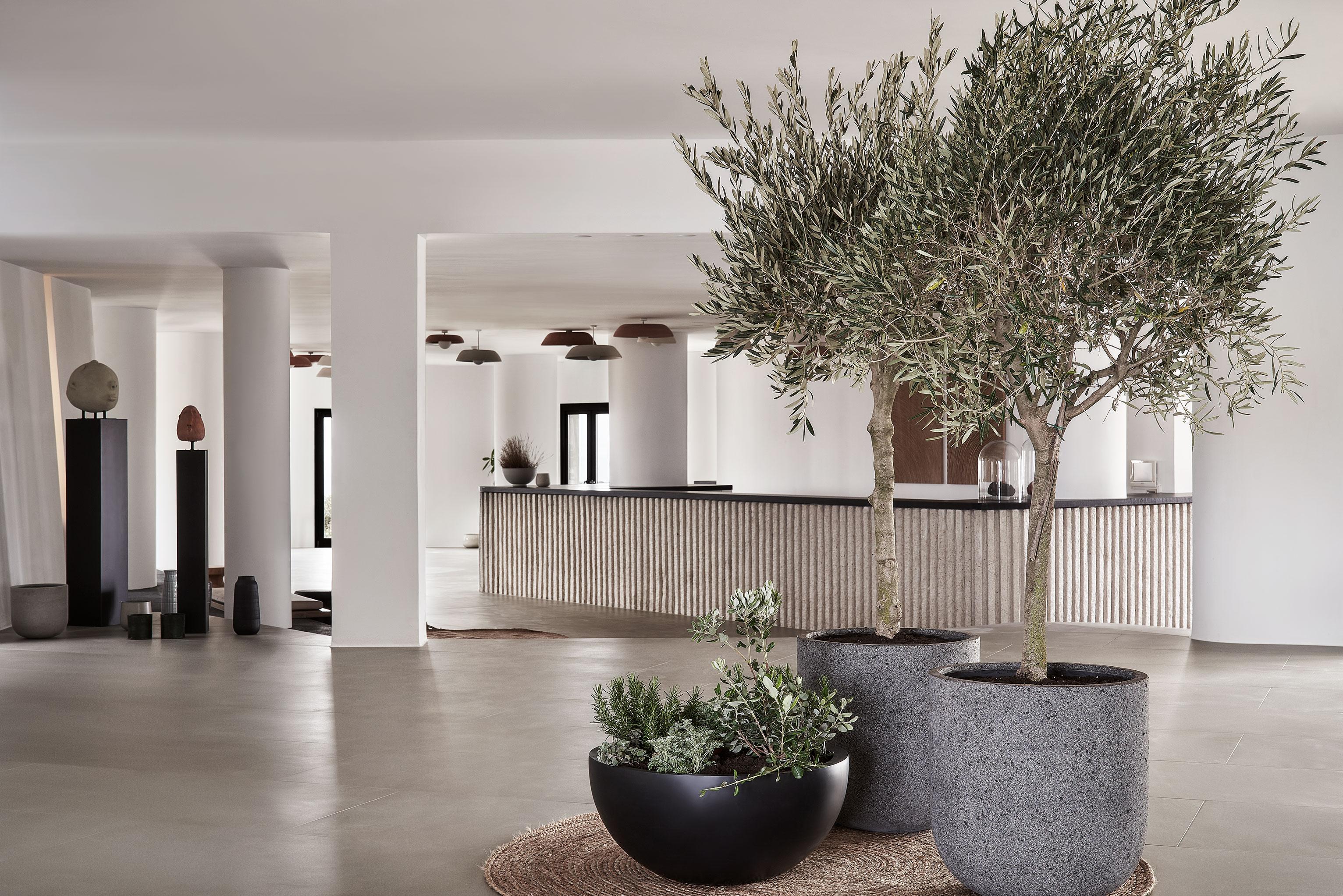 Orama Hotel & Spa Fíra Kültér fotó Interior of the hotel